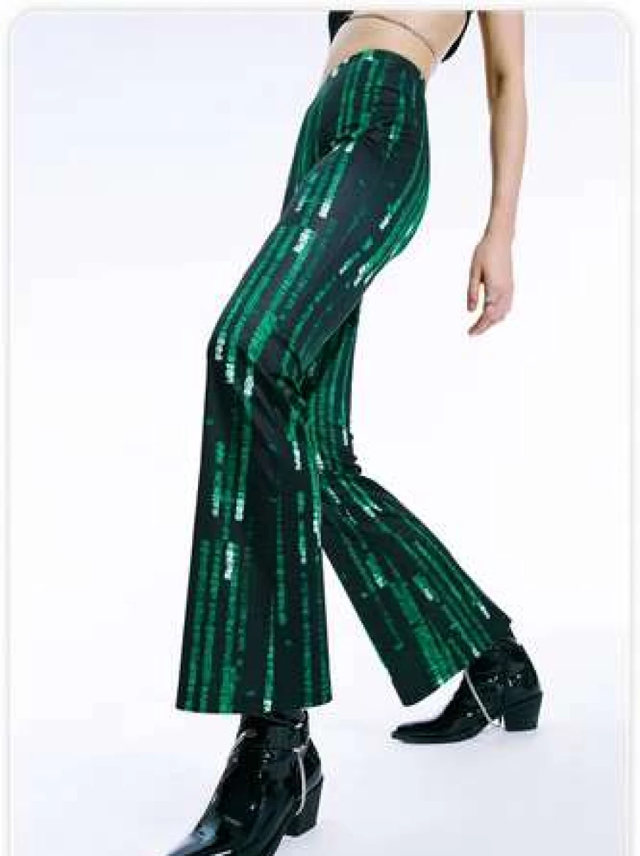 "Kollyy Green Fashion Pants for Women - Stylish Comfortable Bottoms"