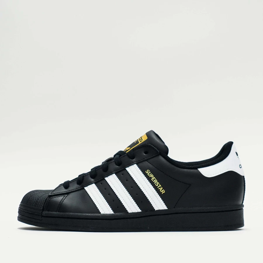 Adidas Superstar Black/White Classic Sneakers for Men & Women | Iconic Shell Toe Design