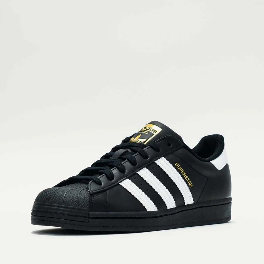 Adidas Superstar Black/White Classic Sneakers for Men & Women | Iconic Shell Toe Design