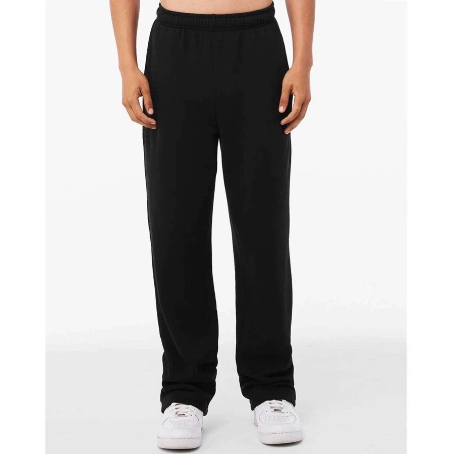 Unisex Sponge Fleece Sweatpants Straight Leg Comfortable Lounge Pants
