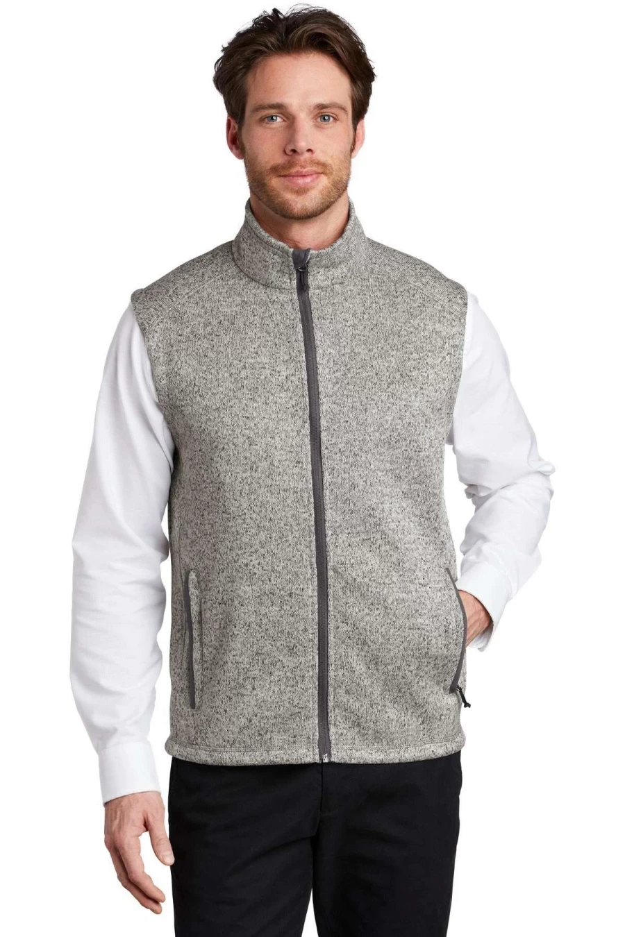 Men's Fleece Vest F236 - Lightweight Warm Layering Piece for Casual Wear