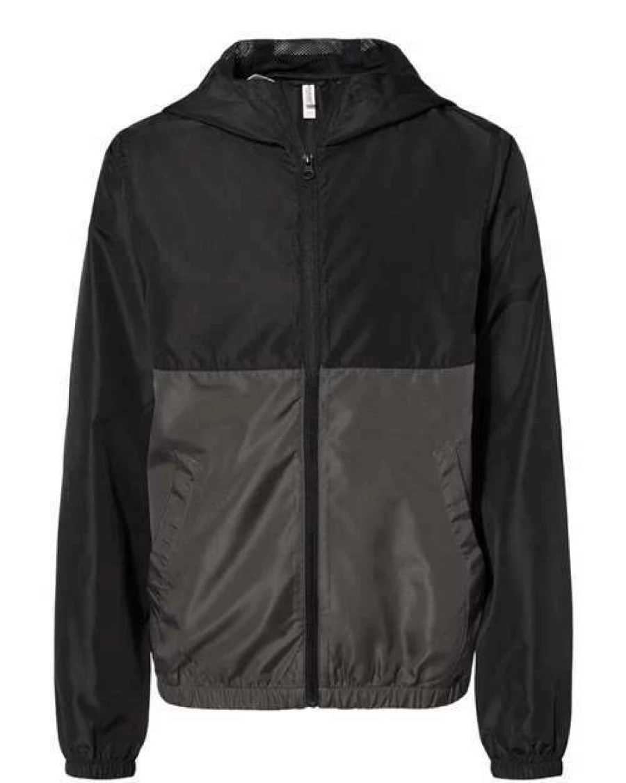 Youth Lightweight Windbreaker Full-Zip Jacket - Breathable & Comfortable Outdoor Jacket for Men & Women