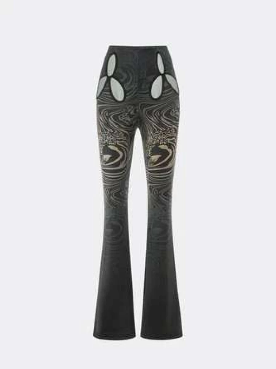 "Kollyy Black Bottom Pants - Stylish and Comfortable Women's Trousers"