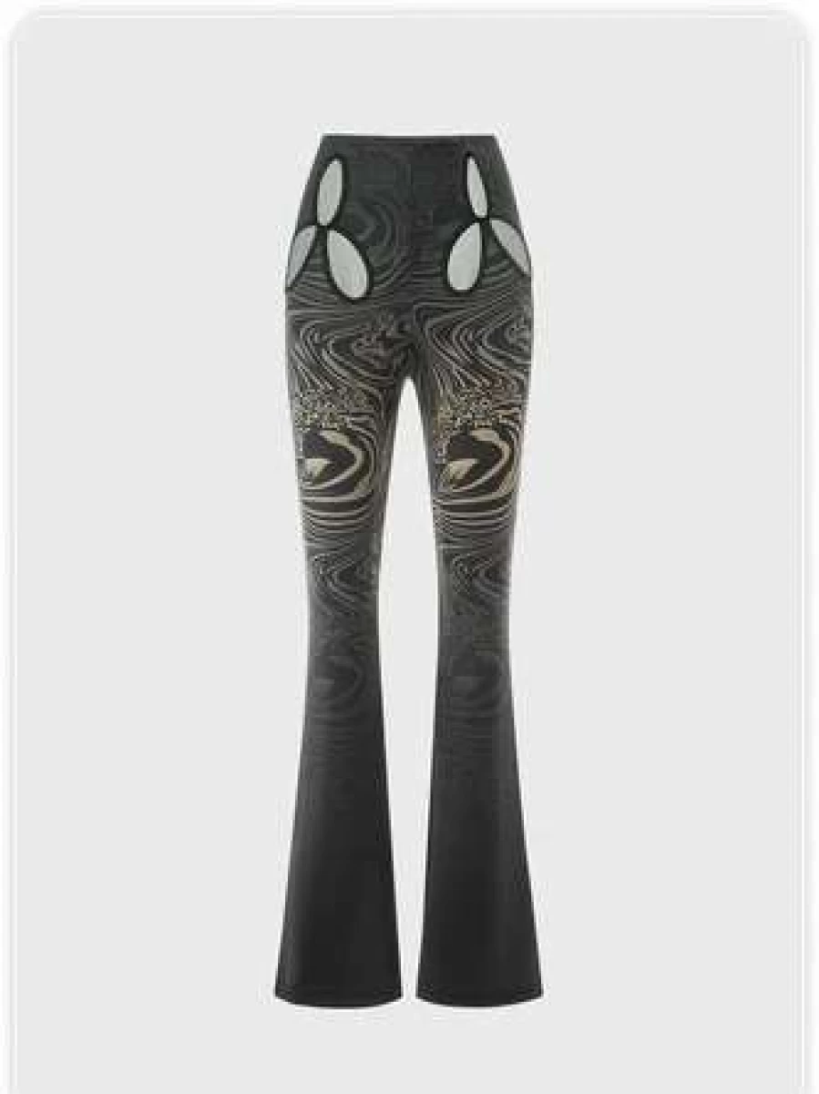 "Kollyy Black Bottom Pants - Stylish and Comfortable Women's Trousers"