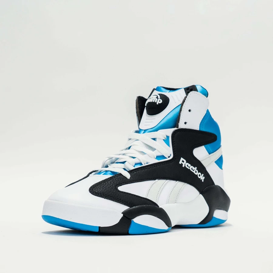 Reebok Shaq Attaq Basketball Shoes Men's Ftwr White Core Black Azure Retro Sneakers