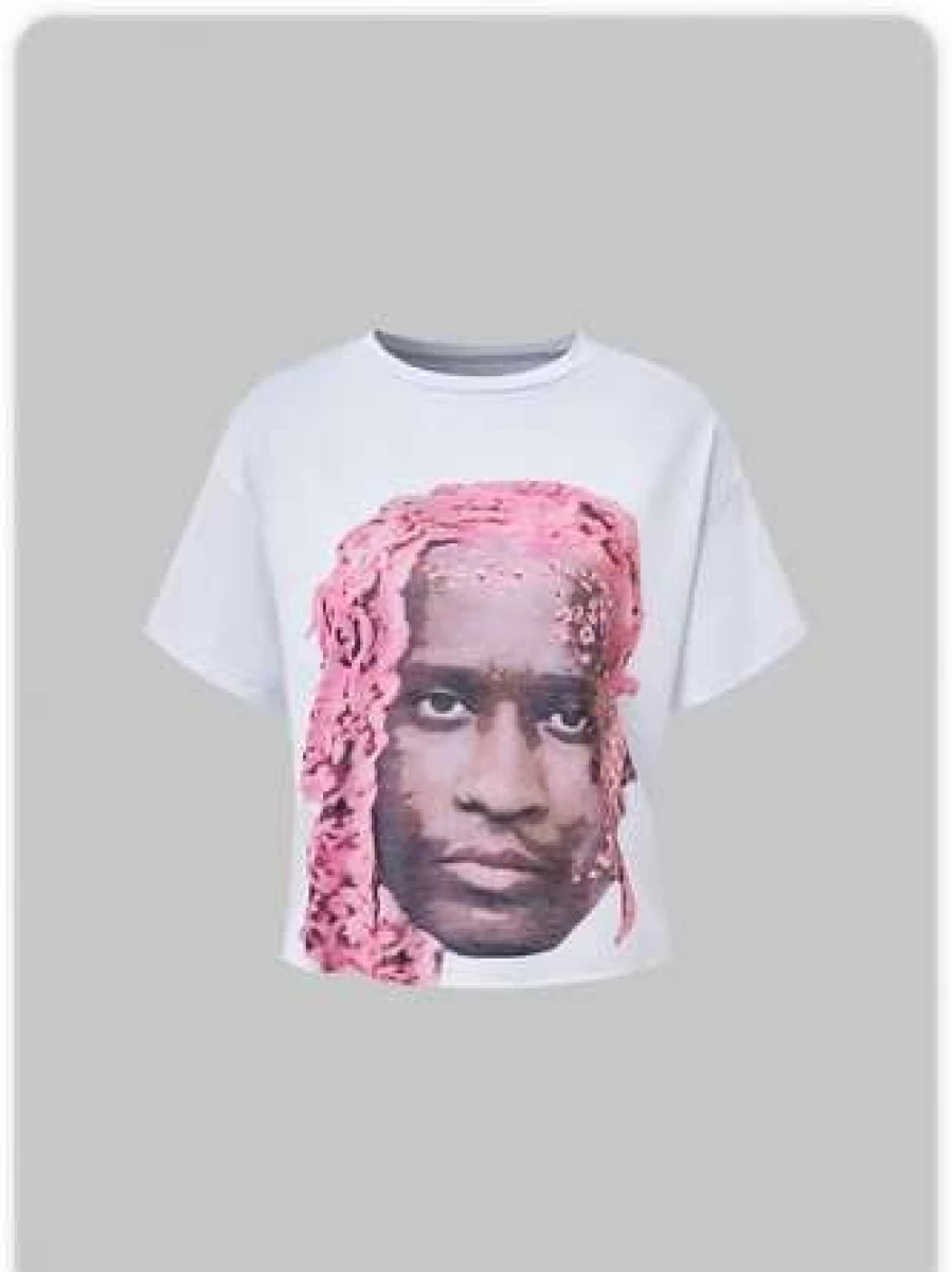 "Kollyy Street White Graphic Print T-Shirt for Women - Trendy Body Art Top"