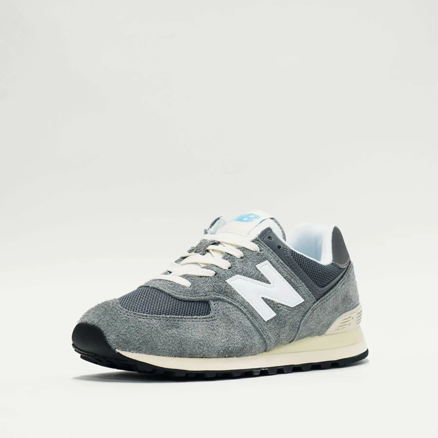 New Balance 574 Classic Sneakers in Grey/White - Men's & Women's Casual Shoes