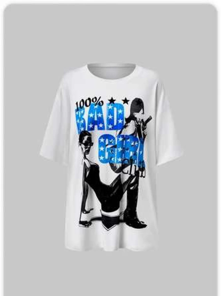 "Kollyy Street Top White T-Shirt - Casual Comfort Fit Tee"