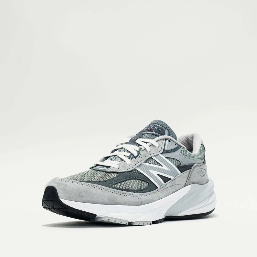 New Balance 990V6 Running Shoes for Men - Grey Comfortable Athletic Sneakers