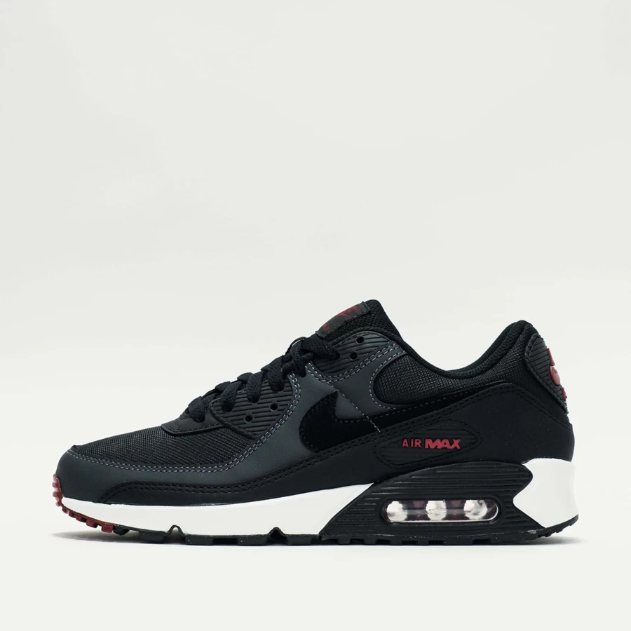 Nike Air Max 90 Anthracite Team Red Men's Running Shoes