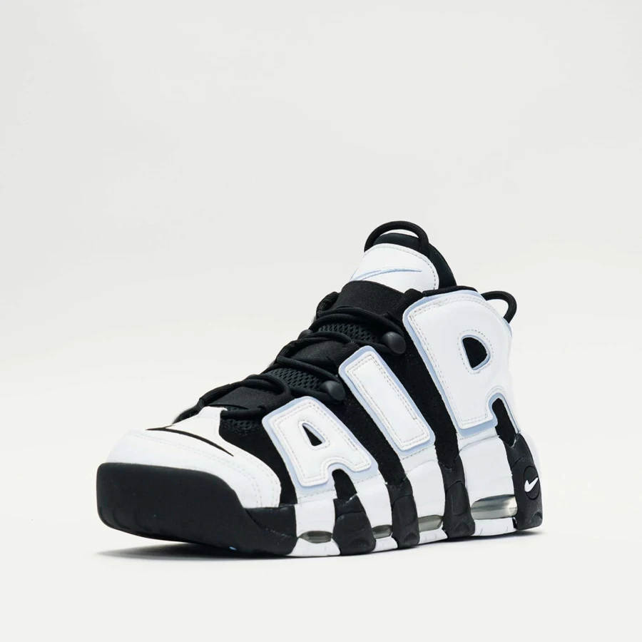 Nike Air More Uptempo '96 Retro Basketball Shoes - Black, White, Multi-Color (1996 OG Style)