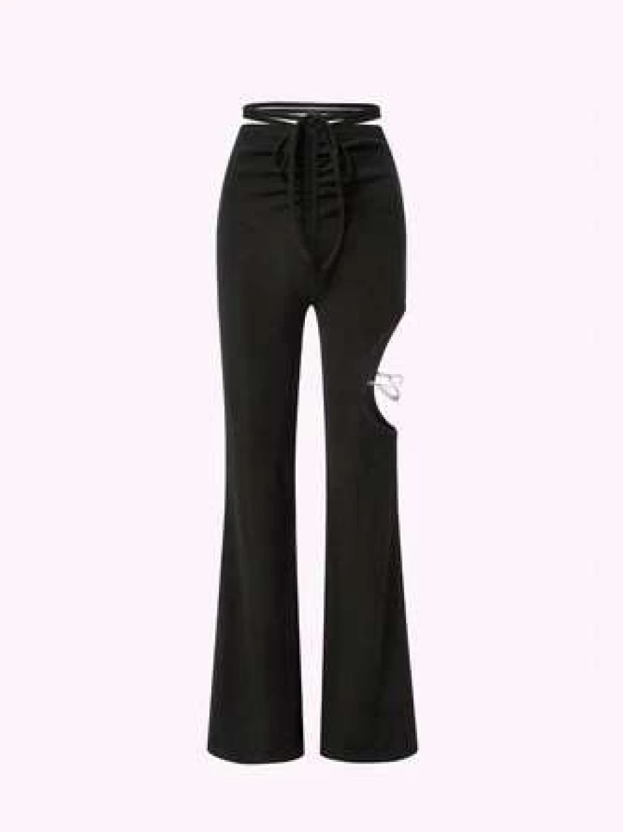 Kollyy Black Bottom Pants for Women - Stylish and Comfortable Trousers