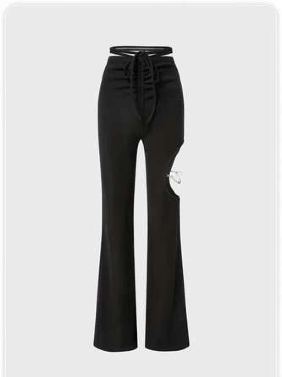 Kollyy Black Bottom Pants for Women - Stylish and Comfortable Trousers
