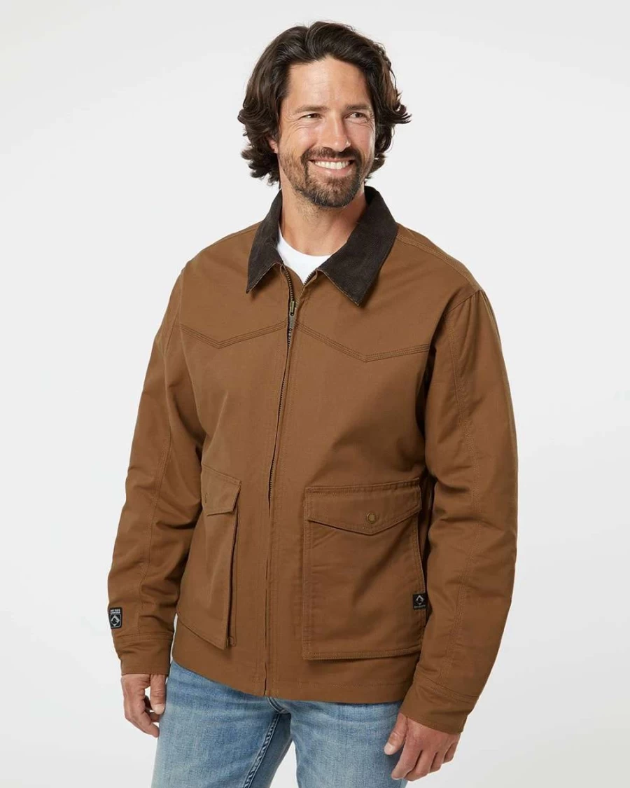 Men's Yellowstone Power Move Canvas Jacket by Dri Duck - Durable Outdoor Work Jacket