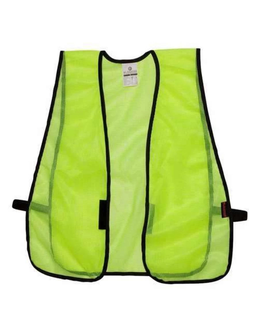 Kishigo Men's High-Visibility P-Series Mesh Safety Vest with Reflective Strips