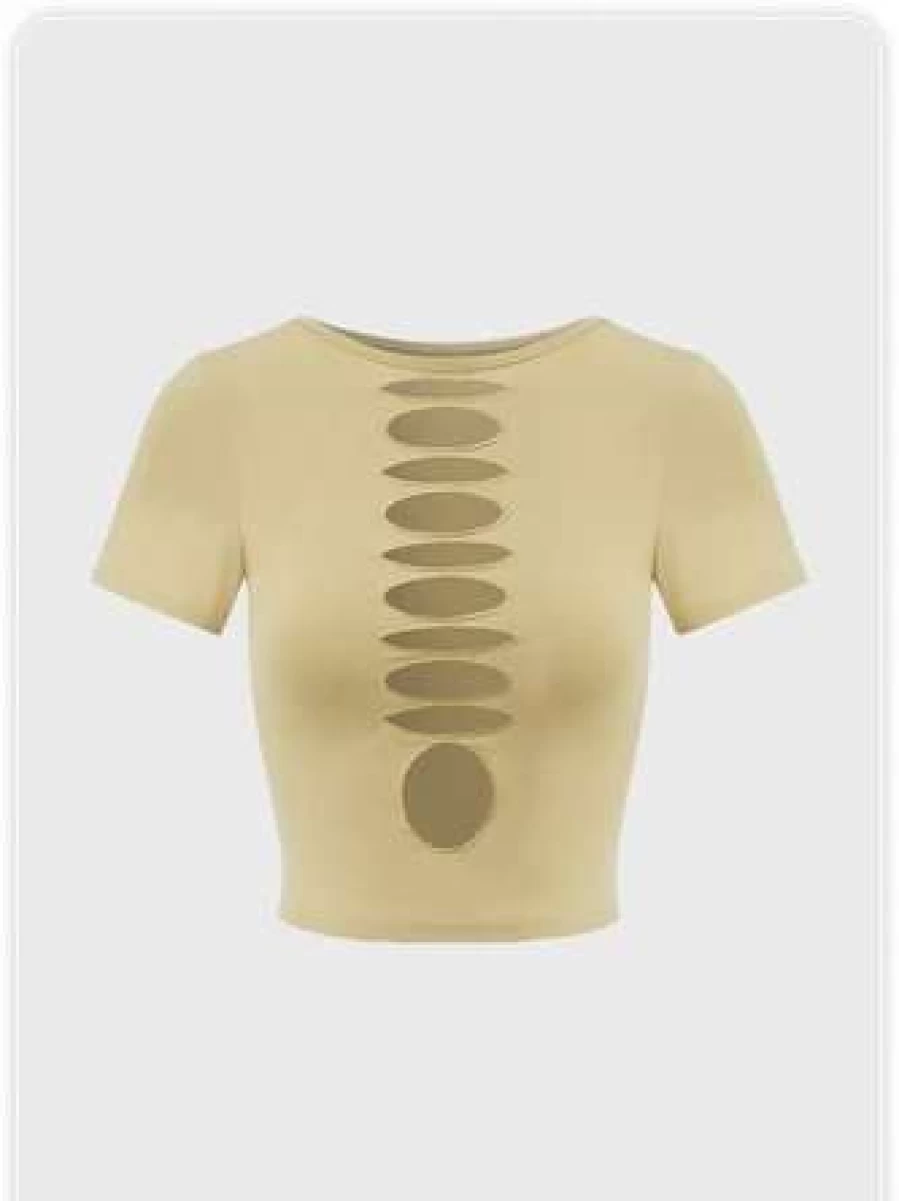 "Kollyy Premium Khaki Top T-Shirt for Men & Women - Soft Cotton Casual Tee"