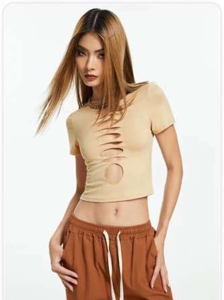 "Kollyy Premium Khaki Top T-Shirt for Men & Women - Soft Cotton Casual Tee"