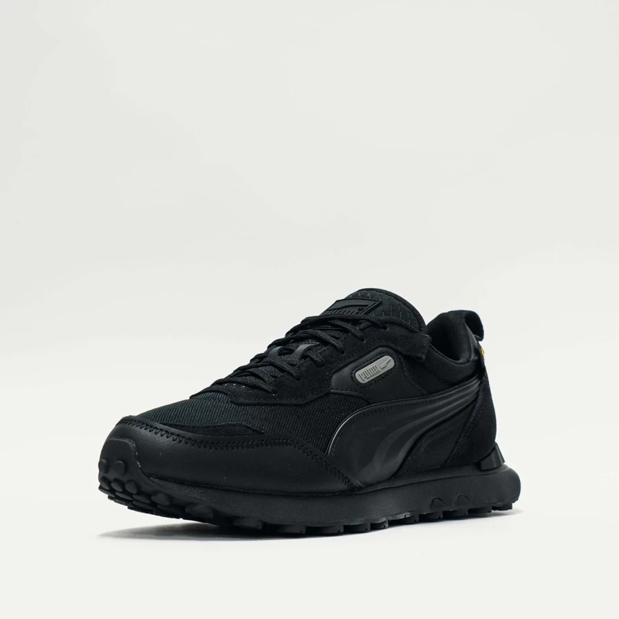 Puma Rider Fv Cordura Sneakers in Black/Castlerock - Durable Running Shoes for Men & Women