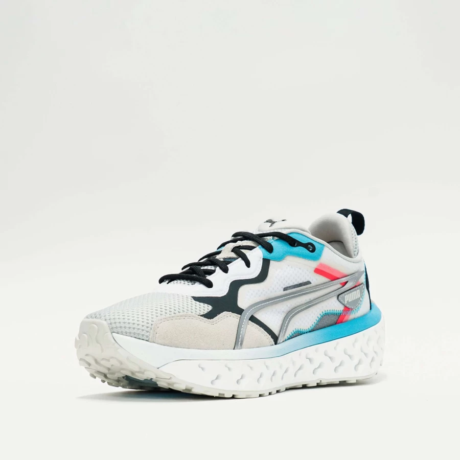 Puma Xetic Sculpt Beyond Running Shoes - Glacier Gray/Blue Atoll - Lightweight Cushioned Sneakers