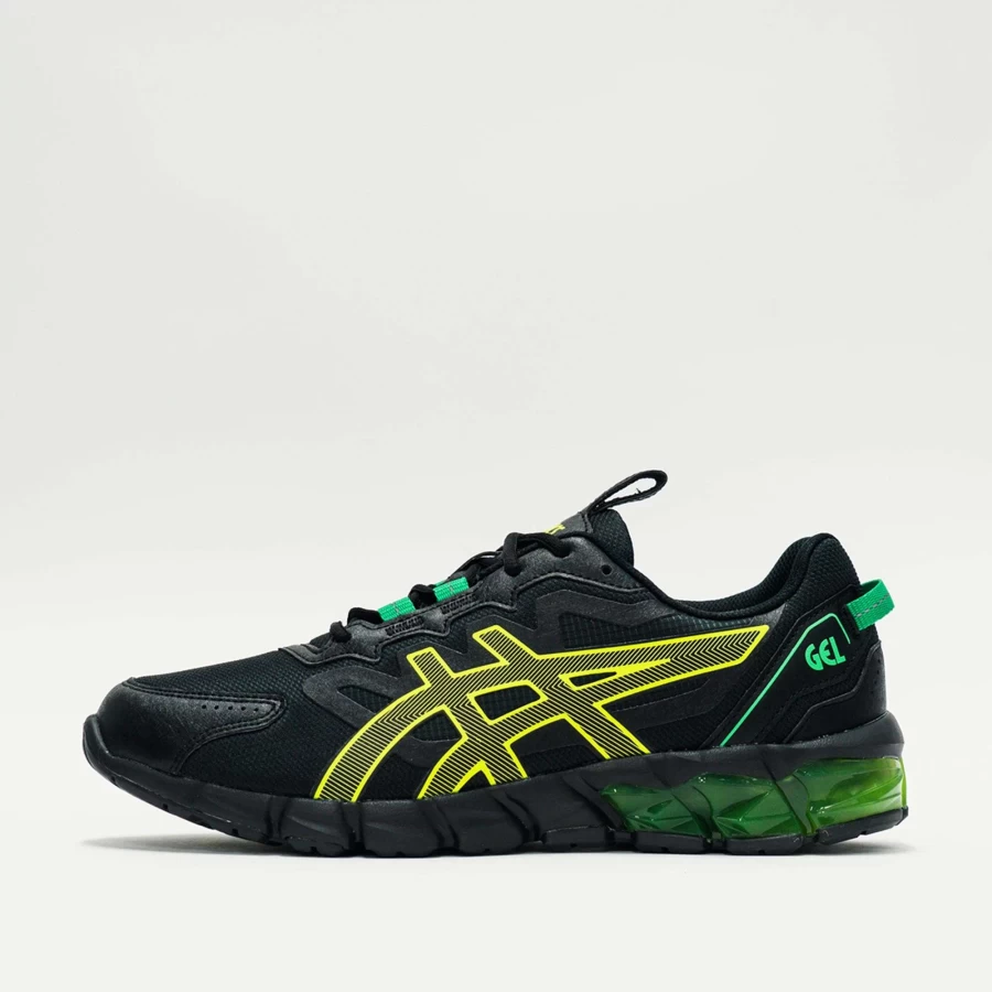 ASICS Gel-Quantum 90 Running Shoes - Black/Safety Yellow - Men's Cushioned Sneakers
