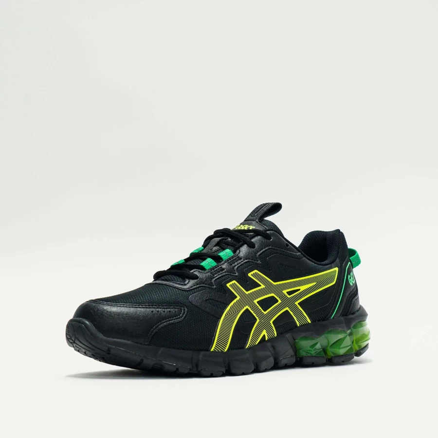 ASICS Gel-Quantum 90 Running Shoes - Black/Safety Yellow - Men's Cushioned Sneakers