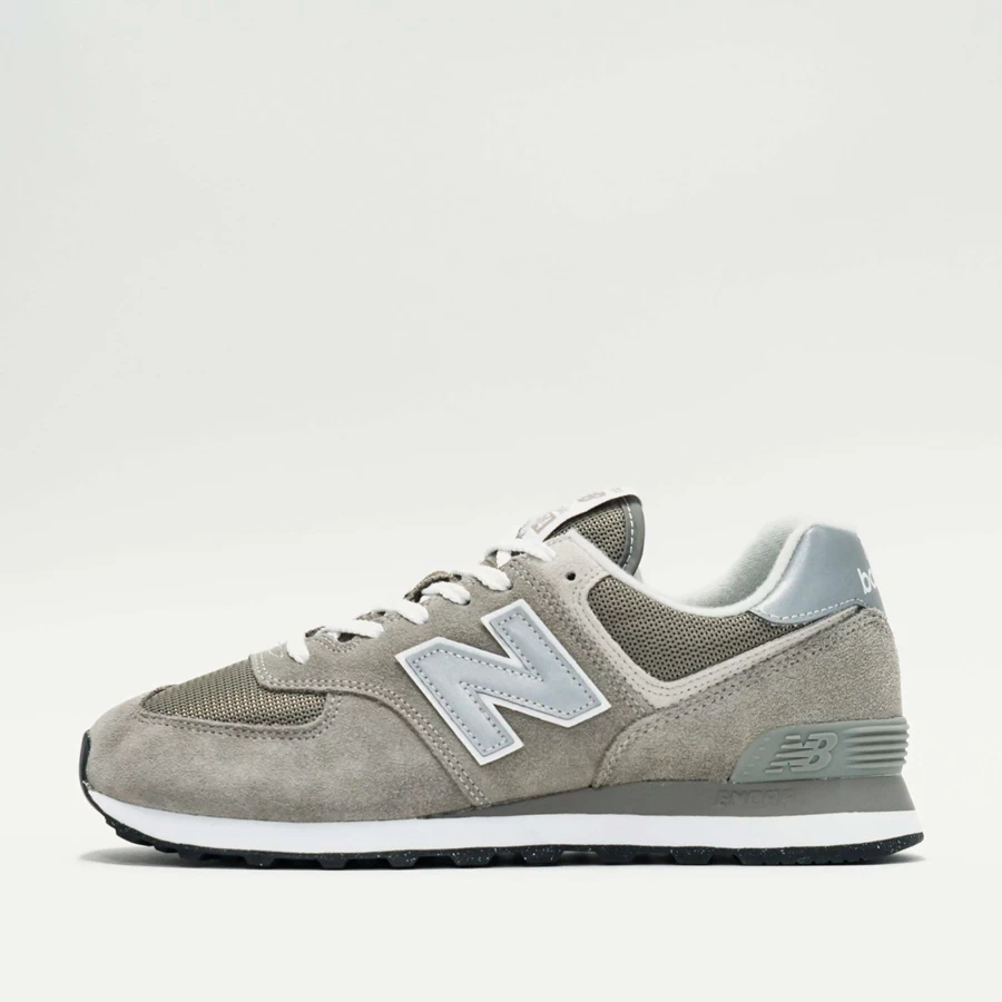 New Balance 574 Core Sneakers in Grey/White - Classic Comfort & Style
