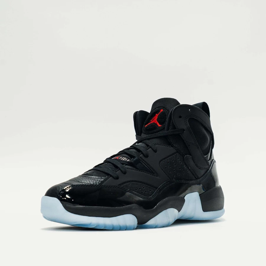 Jordan Jumpman Two Trey Basketball Shoes - Black/White/University Red Colorway