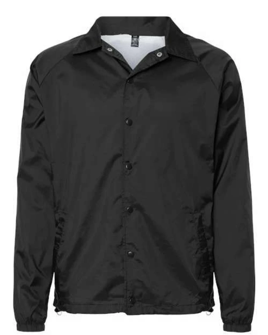 Vintage Burnside Coaches Jacket - Classic Athletic Style Windbreaker for Men