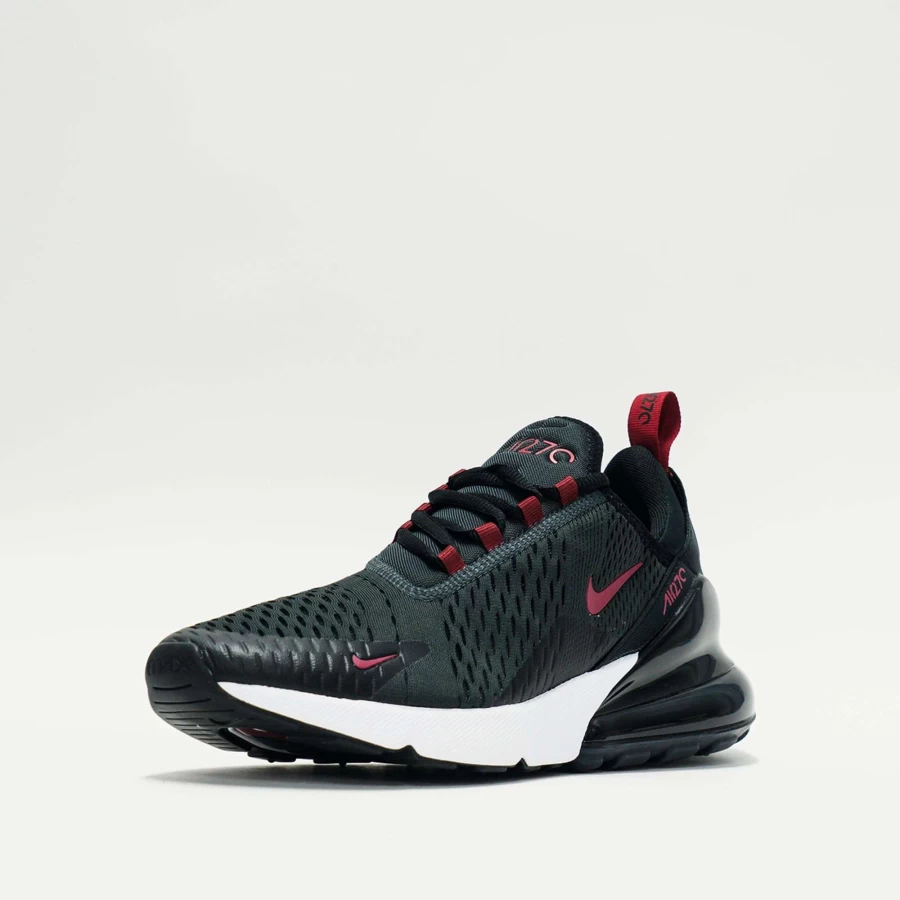 Nike Air Max 270 Sneakers in Anthracite, Team Red & Black - Men's Running Shoes