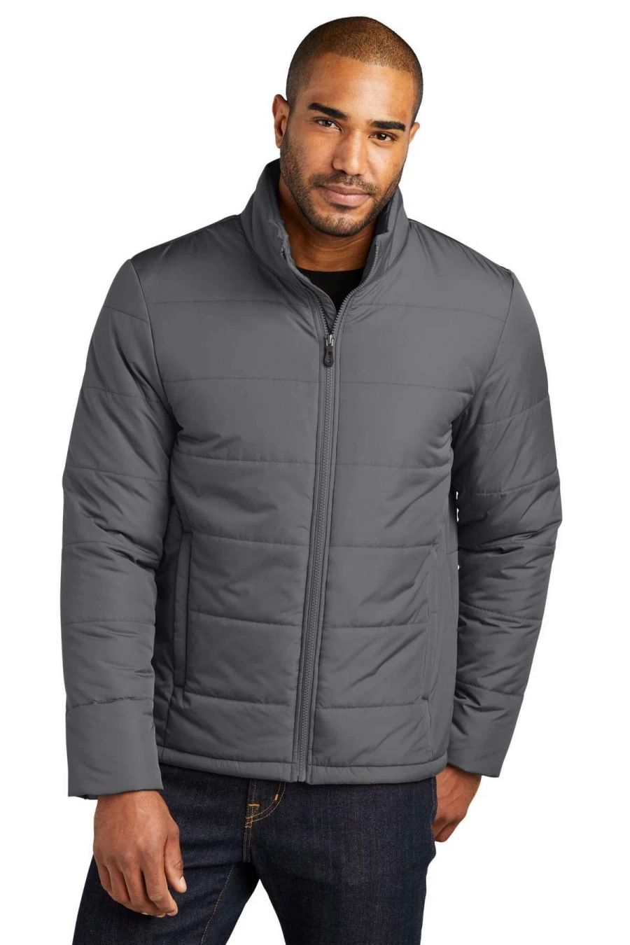 Men's Puffer Jacket by Port Authority - Lightweight Warm Winter Coat J852