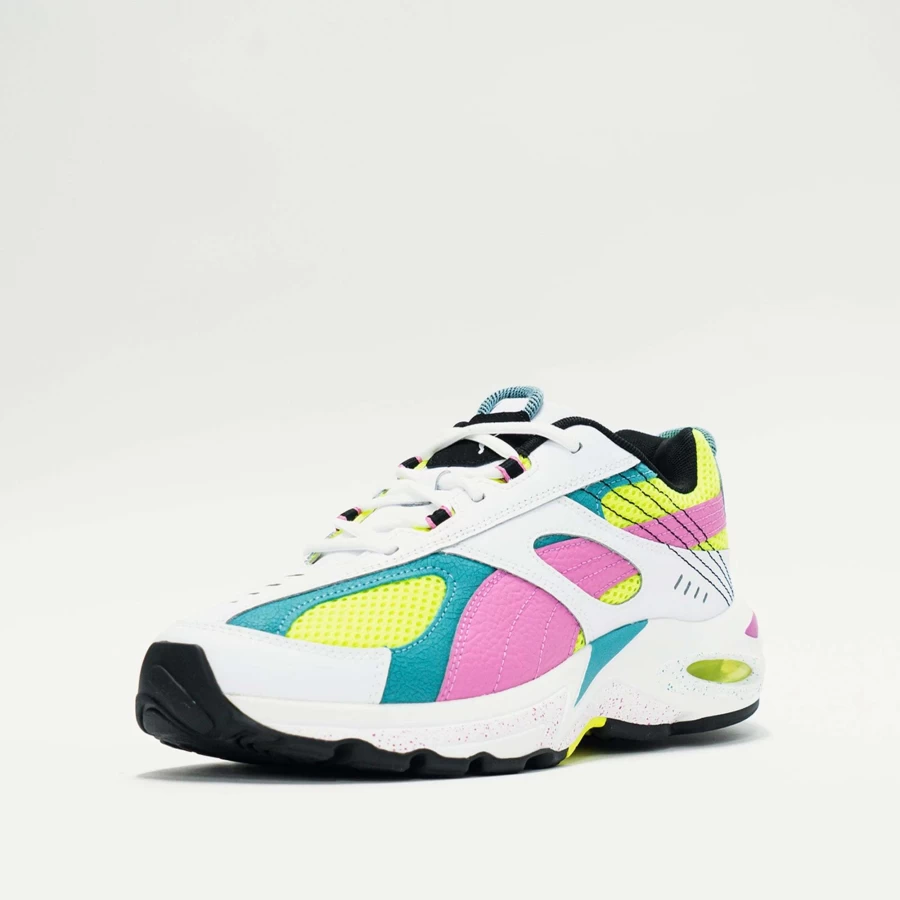 Puma Cell Speed Running Shoes in White/Yellow Alert Colorway