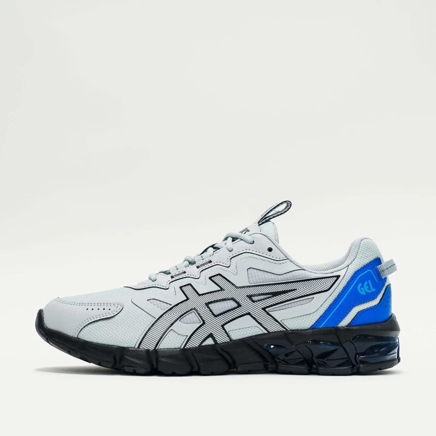 ASICS Gel-Quantum 90 Running Shoes - Piedmont Grey/Black - Cushioned Performance Sneakers