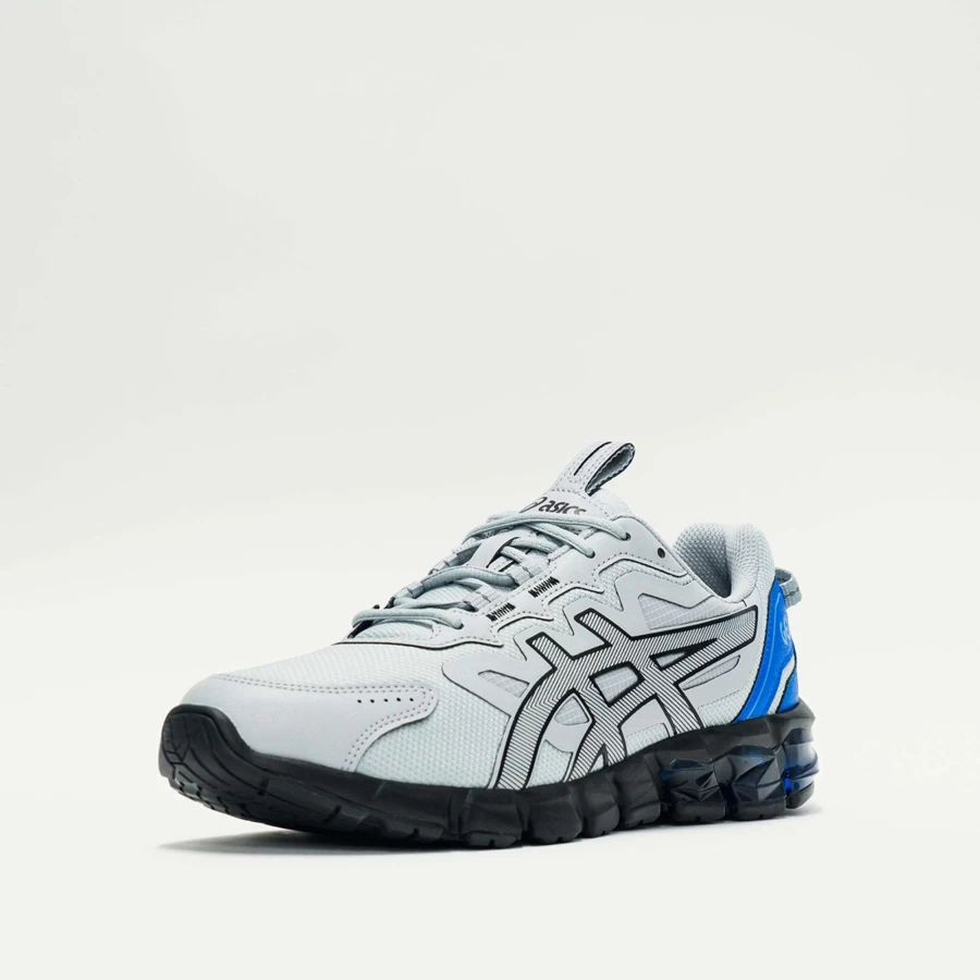 ASICS Gel-Quantum 90 Running Shoes - Piedmont Grey/Black - Cushioned Performance Sneakers