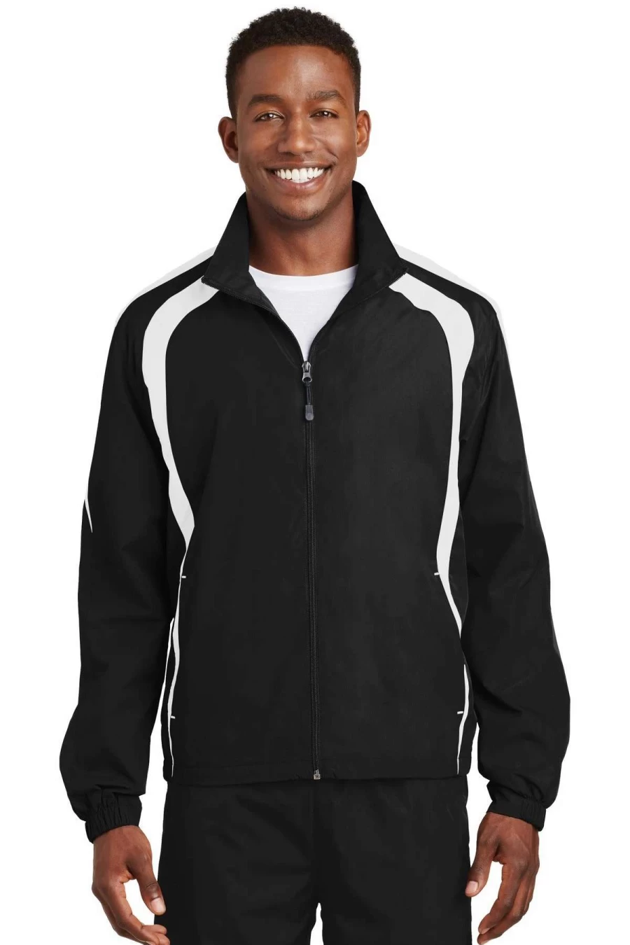 Men's Colorblock Raglan Sleeve Jacket - Sport-Tek Activewear for Training & Outdoor Sports