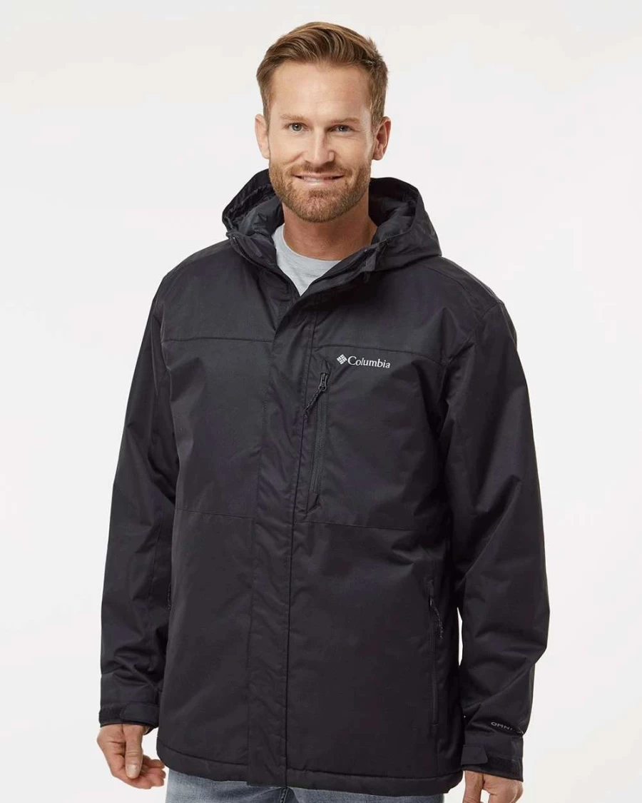 Columbia Men's Tipton Peak II Insulated Jacket - Black Winter Coat for Outdoor Activities
