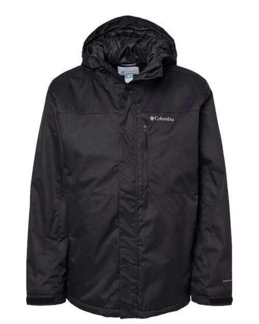 Columbia Men's Tipton Peak II Insulated Jacket - Black Winter Coat for Outdoor Activities