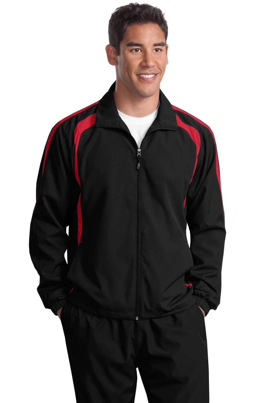 Men's Colorblock Raglan Jacket - Sport-Tek Performance Tall Fit Tjst60